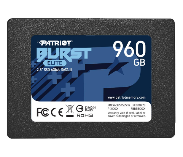 PATRIOT PBE960GS25R 960GB 3,5'' - 622639 - zdjęcie